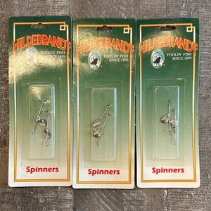 Hildebrandt Silver Fishing Spinners